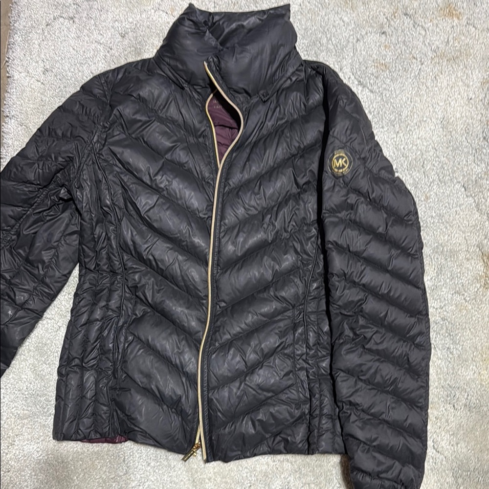 Women's Michael Kors Black Quilted Jacket